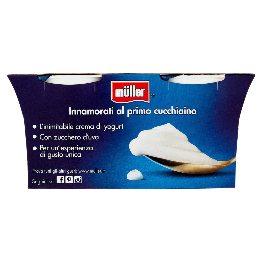 Crema di Yogurt Bianco, 2x125 g